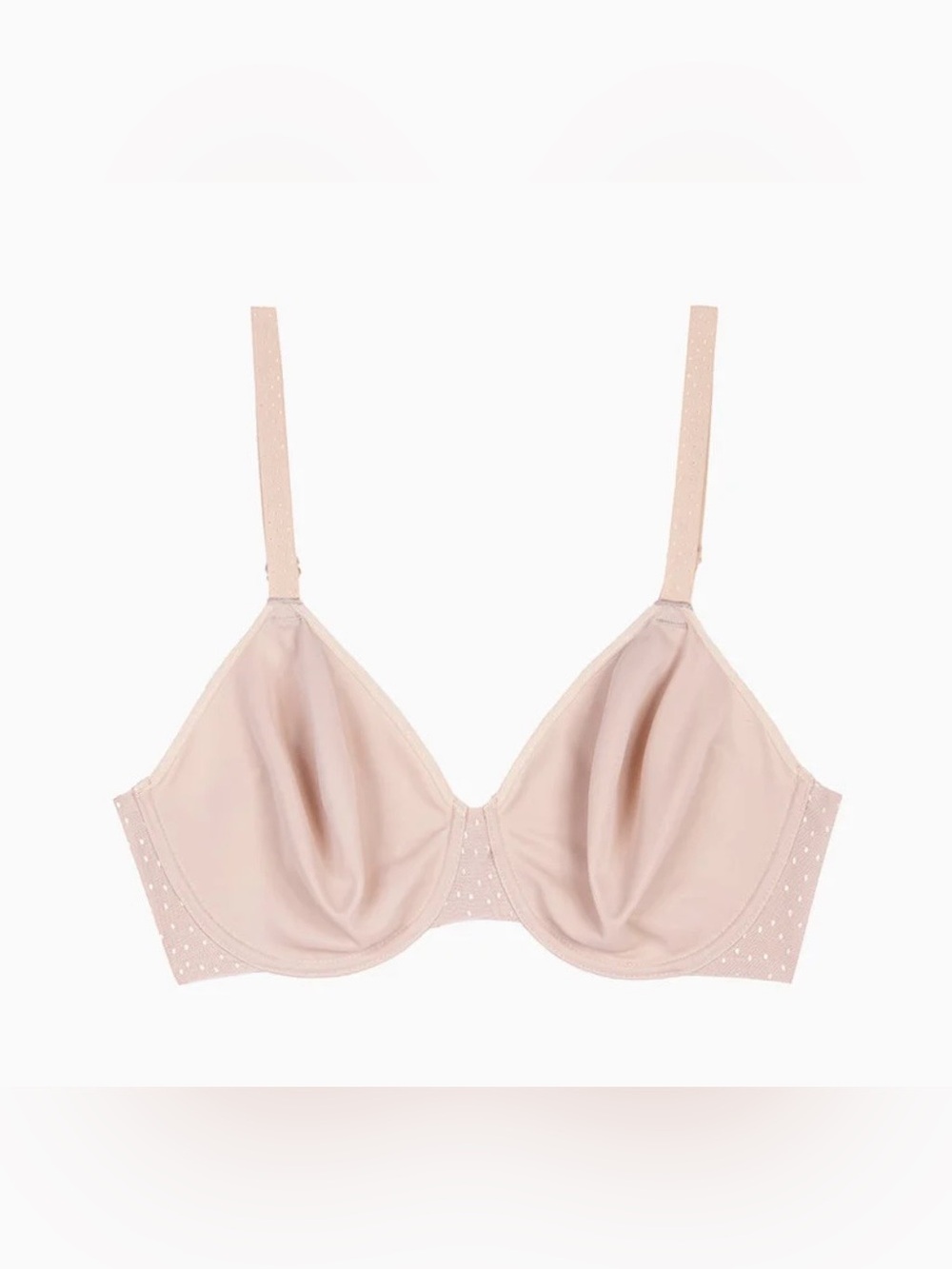 Wacoal 857303 Back Appeal Minimizer Underwire Bra 34DD Rose Dust Full Coverage
